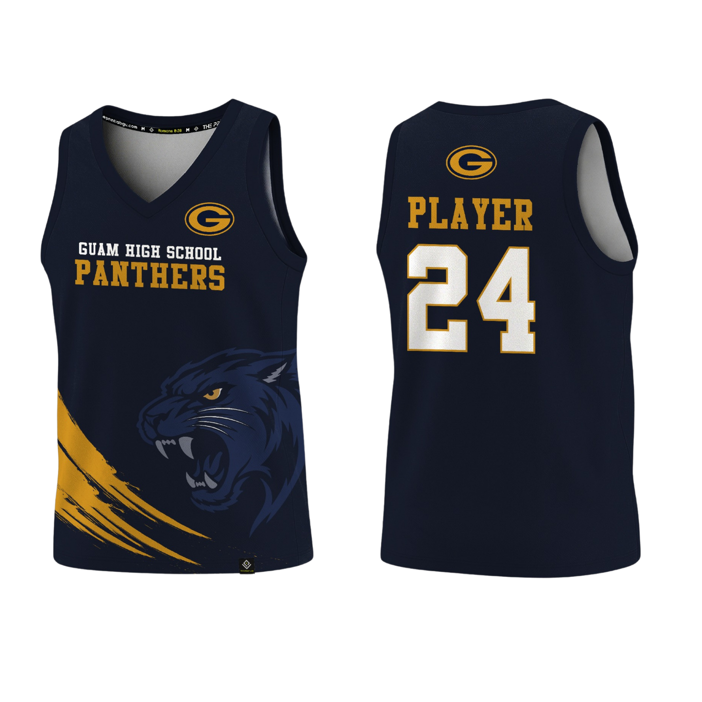 GUAM HIGHSCHOOL FOOTBALL Sublimated Men's Tank Top