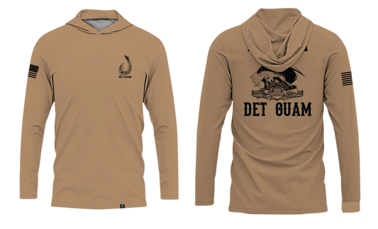 MESG - 1 DET GUAM Sublimated Men's Long Sleeve with Hood (Hook Logo)