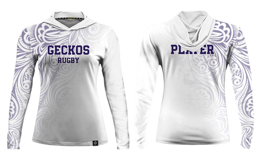 GWHS GIRLS RUGBY Sublimated Women's Long Sleeve with Hood