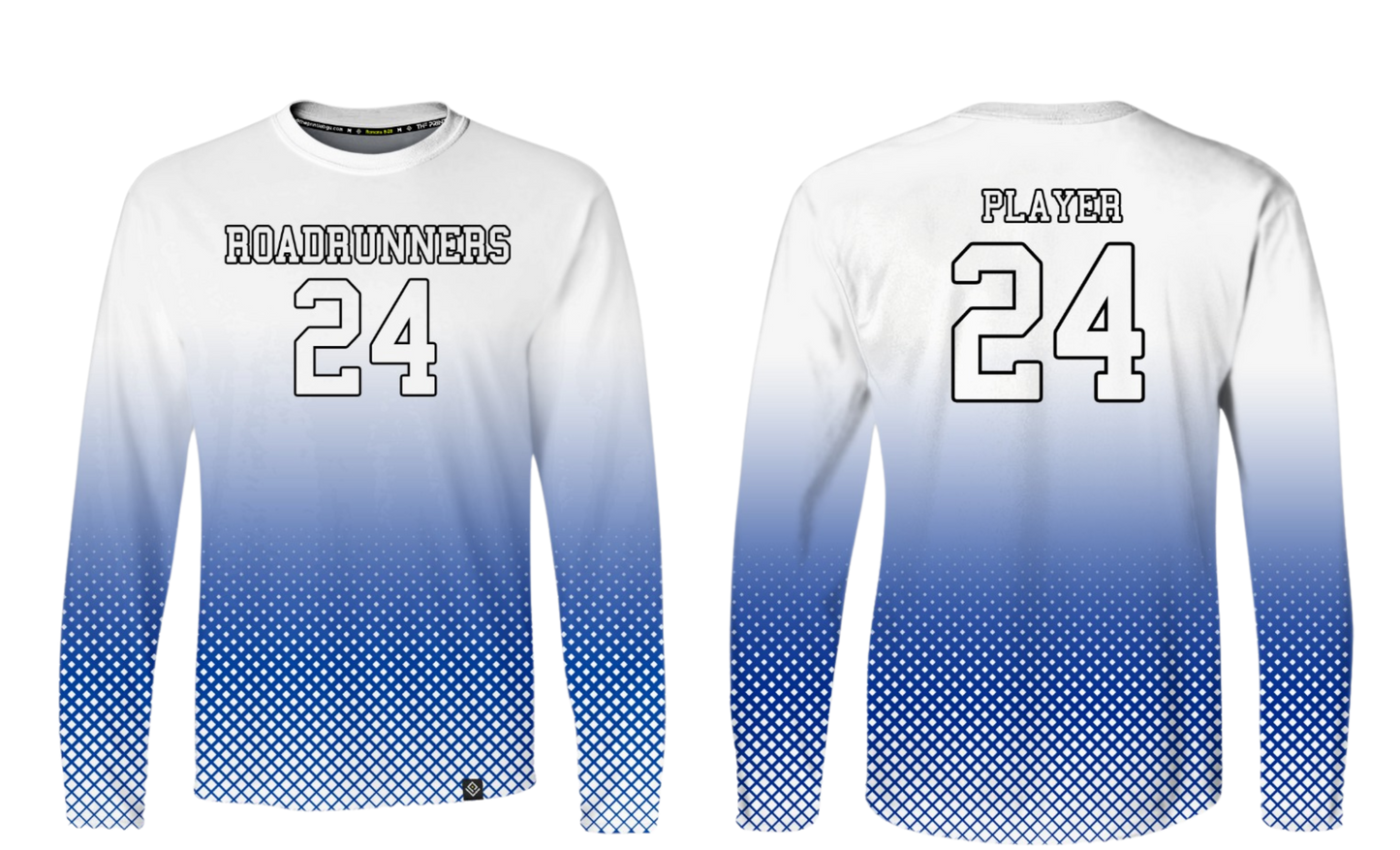 ROADRUNNERS GIRLS VOLLEYBALL (HOME JERSEY) Sublimated Long Sleeve