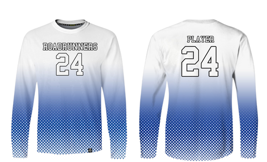 ROADRUNNERS GIRLS VOLLEYBALL (HOME JERSEY) Sublimated Long Sleeve