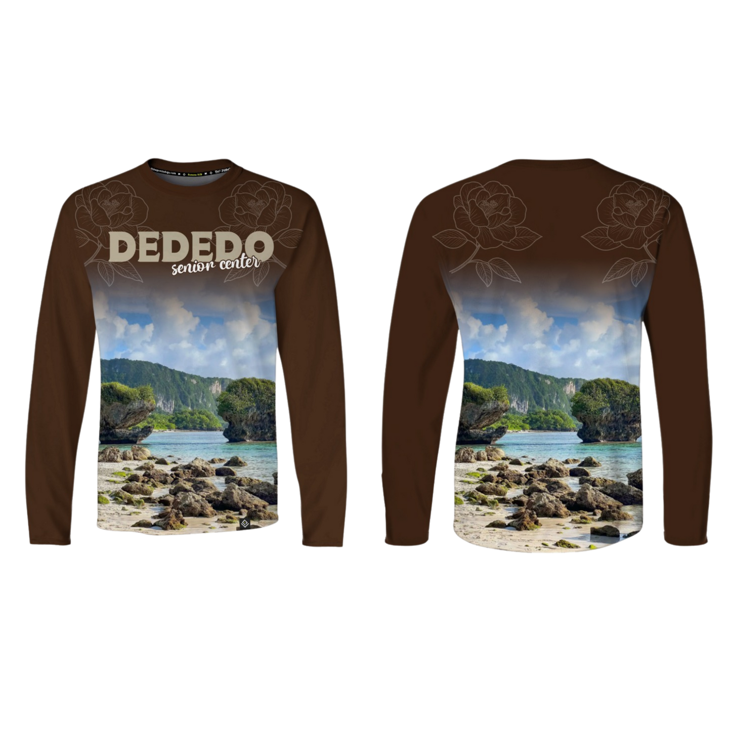DEDEDO Sublimated Long Sleeve - Senior Center (Brown)