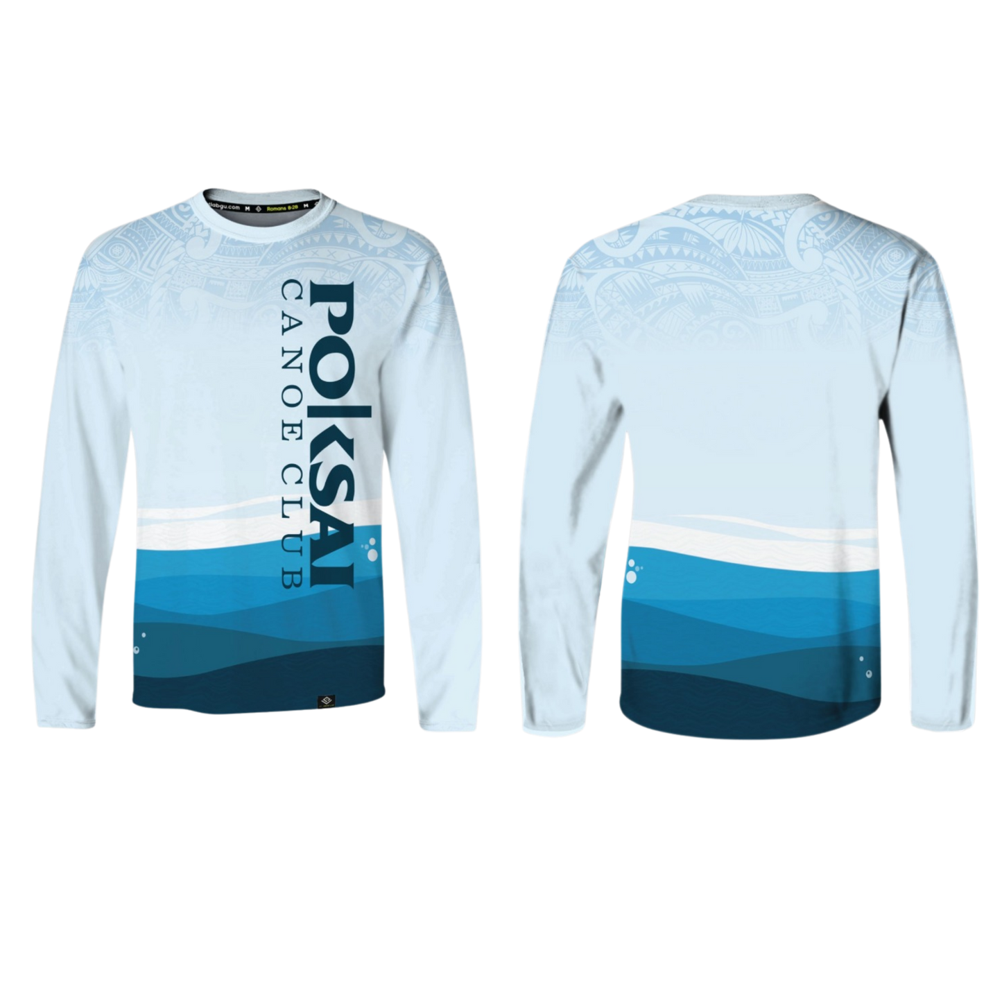 POKSAI CANAOE Sublimated Men's Long Sleeve