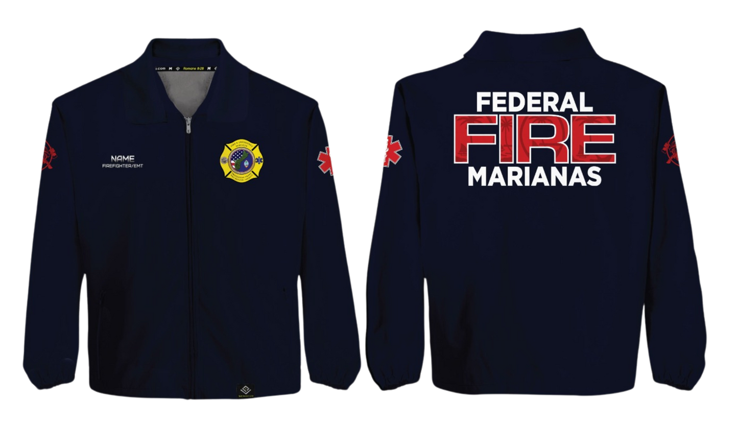 FEDERAL FIRE MARIANAS Sublimated Softshell Jacket (FIREFIGHTER/EMT)