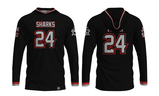 SIMON SANCHEZ FOOTBALL Sublimated Long Sleeve with Hood