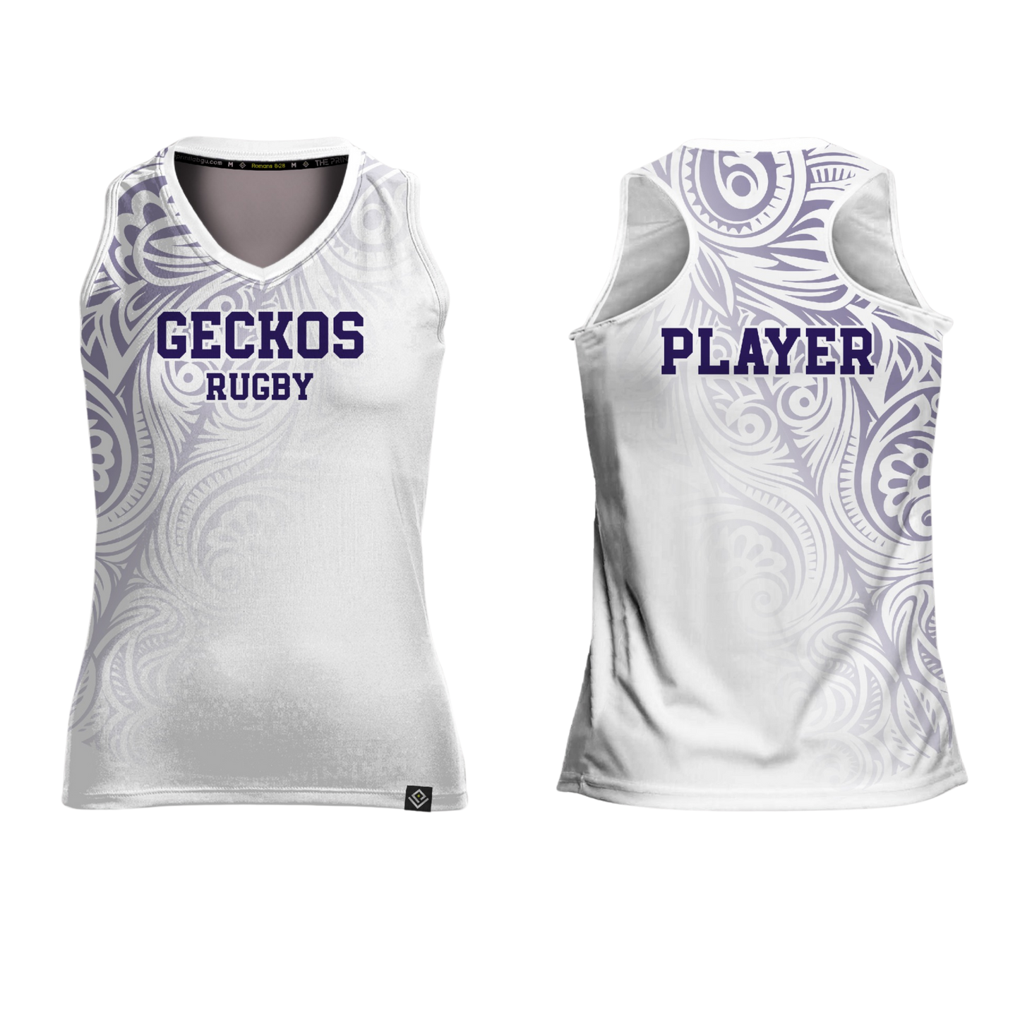 GWHS GIRLS RUGBY Sublimated Women's Racer Back