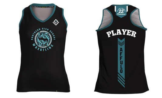 SOUTHERN HIGH WRESTLING Sublimated Women's Racer Back