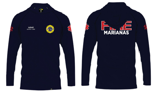 FEDERAL FIRE MARIANAS Sublimated Long Sleeve with Hood (DISTRICT CHIEF)