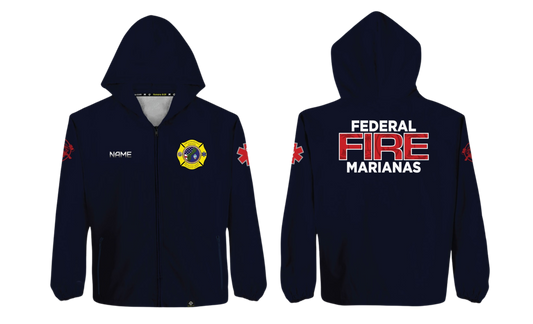 FEDERAL FIRE MARIANAS Sublimated Softshell Jacket with Hood (Name Only)
