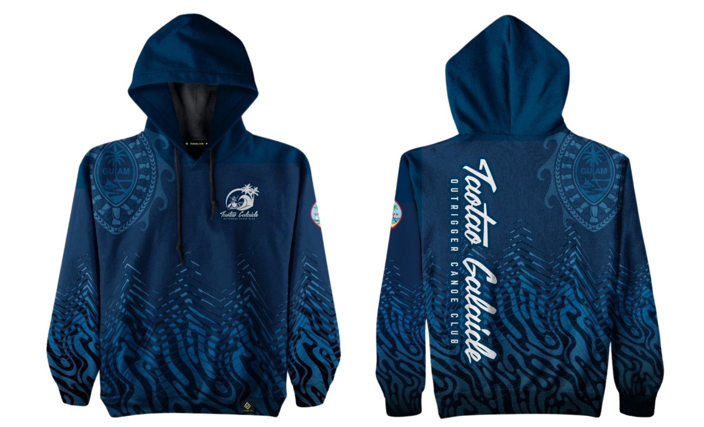 TAOTAO GALAIDE OUTRIGGER CANOE CLUB Sublimated Hybrid Pullover Hoodie