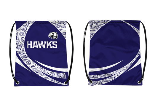 FBLG HAWKS RUGBY Sublimated Utility String Bag