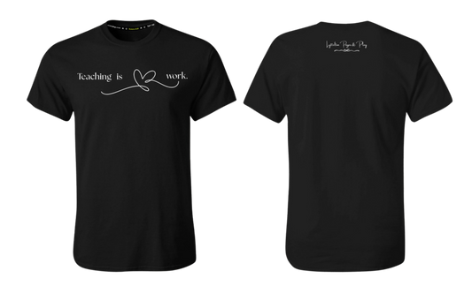 LYTELLTON PAGES & PLAY Screen Print T-shirt (Teaching - Black)