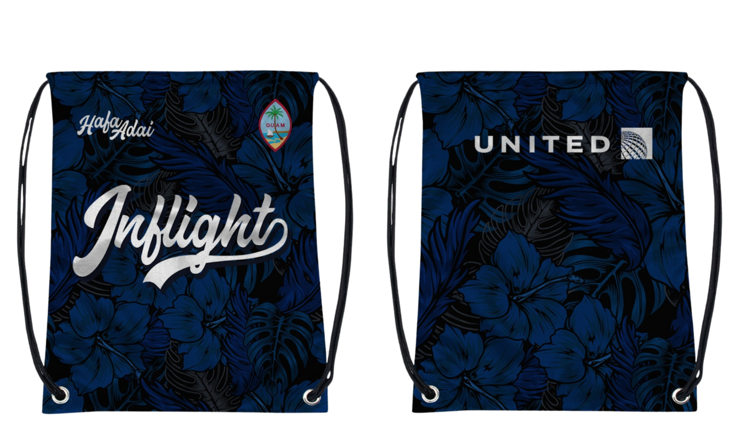 UNITED INFLIGHT Sublimated Utility String Bag