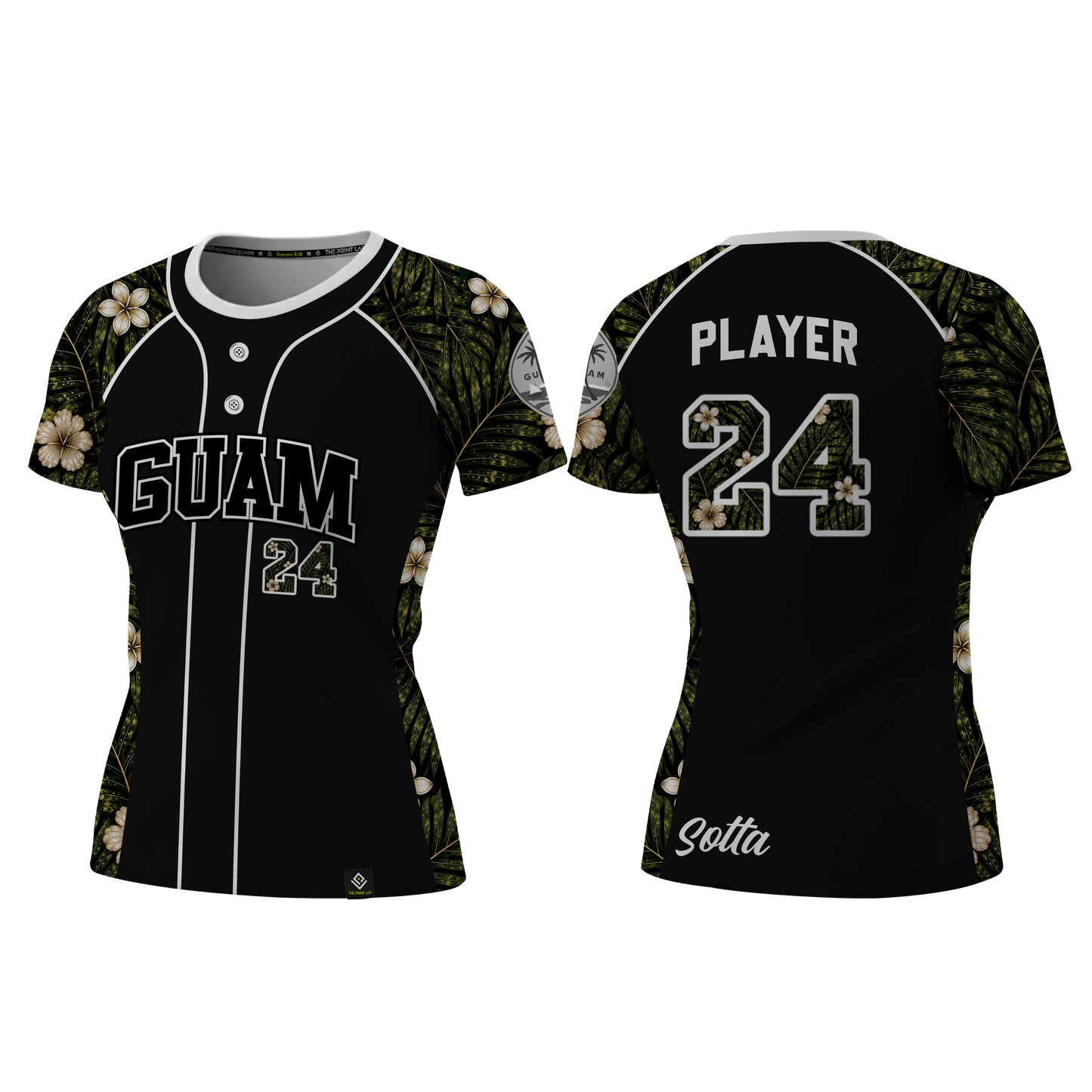 SOTTA SOFTBALL Sublimated Women's T-shirt (Black)
