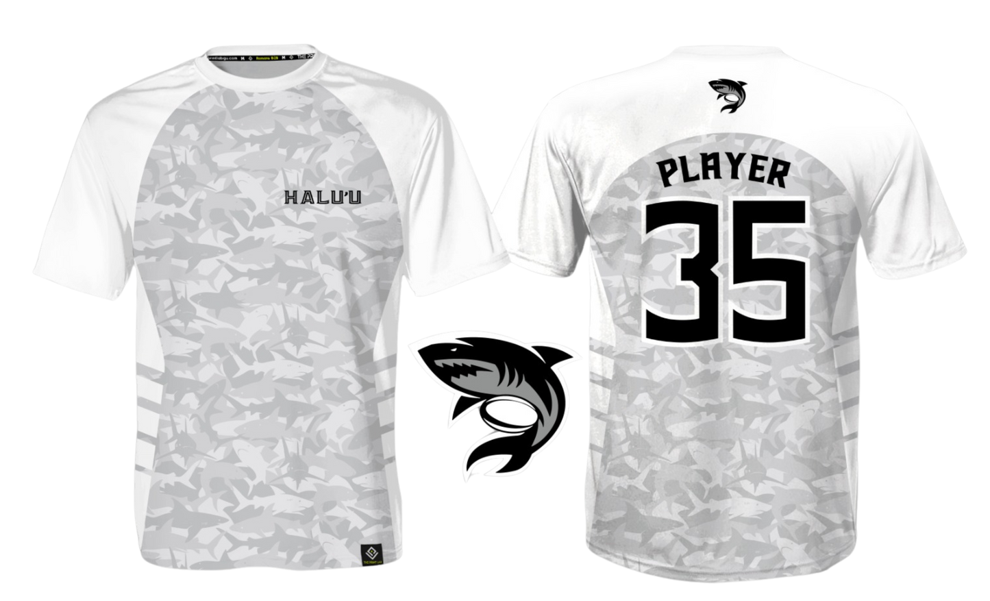 HALU'LU - SSHS RUGBY Sublimated Men's T-shirt (White)