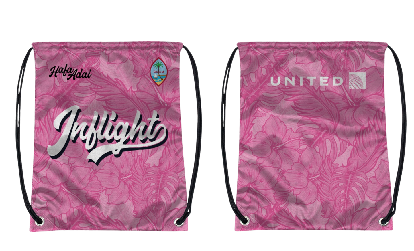 UNITED INFLIGHT Sublimated Utility String Bag