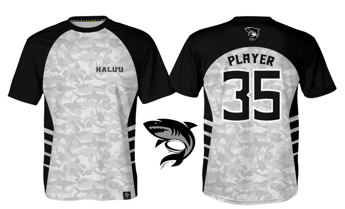 HALU'LU - SSHS RUGBY Sublimated Men's T-shirt (Black)