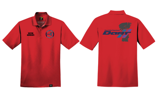 DOMESTIC ASSAULT Sublimated Men's Polo Shirt (Red)