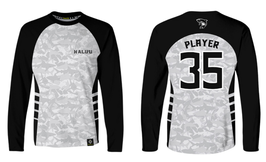 HALU'LU - SSHS RUGBY Sublimated Men's Long Sleeve (Black)
