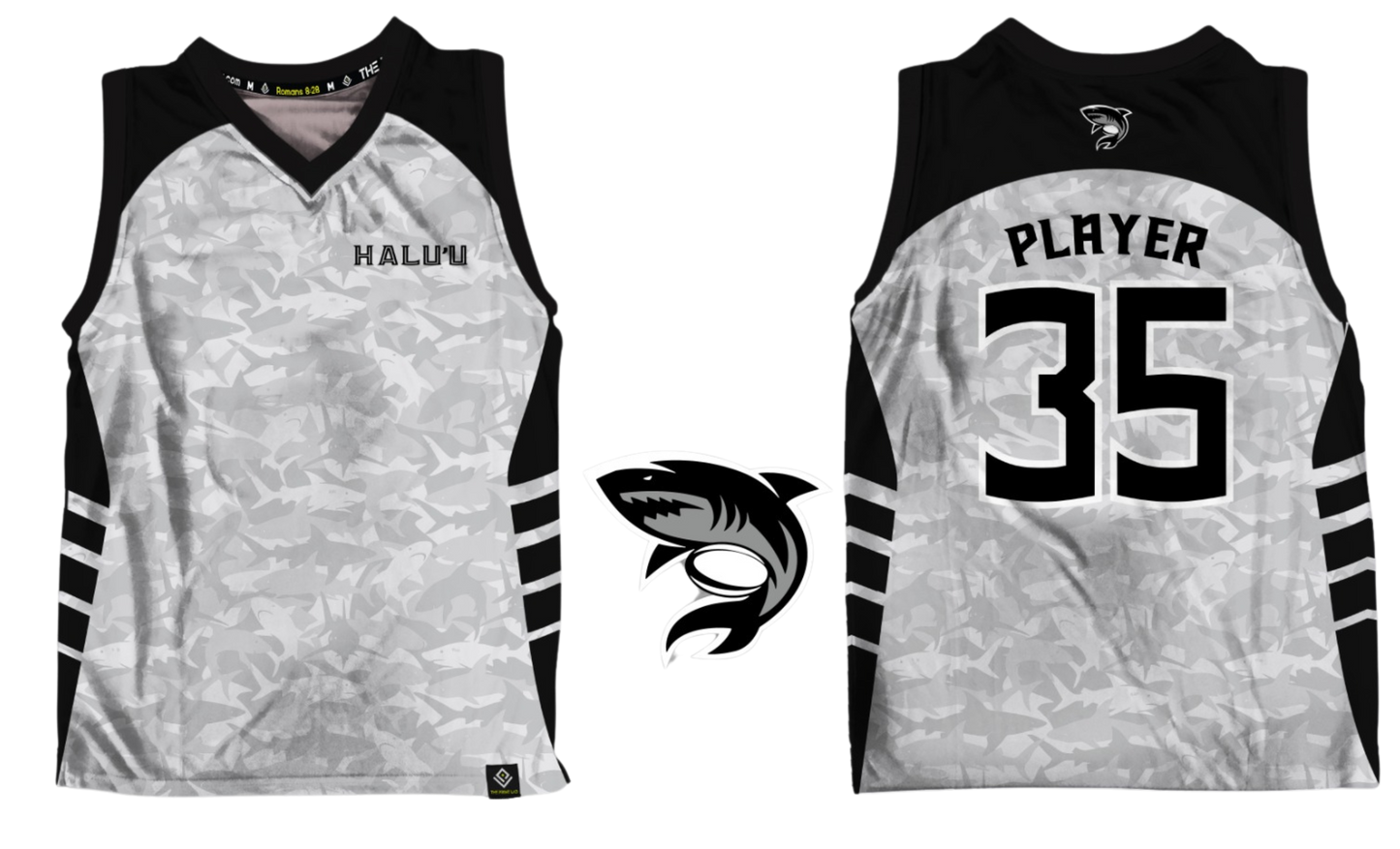 HALU'LU - SSHS RUGBY Sublimated Men's Tank Top (Black)