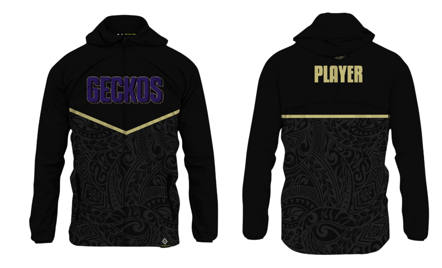 GWHS WRESTLING Sublimated Men's Lightweight Windbreaker Jacket (Tribal Design)