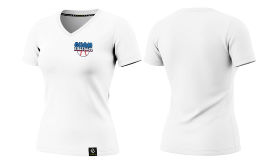 GUAM LITTLE LEAGUE Sublimated Women's T-shirt (Crest Logo - White)