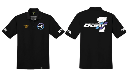 DOMESTIC ASSAULT Sublimated Men's Polo Shirt (Black)