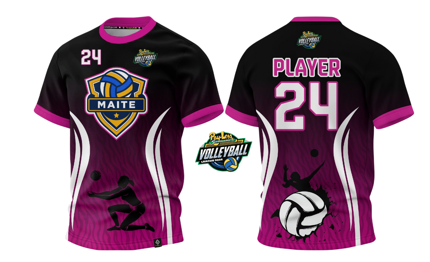 PAYLESS VOLLEYBALL LEAGUE Sublimated Men's T-shirt (Maite)