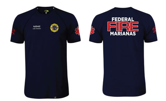 FEDERAL FIRE MARIANAS Sublimated Raglan T-shirt (LIEUTENANT)
