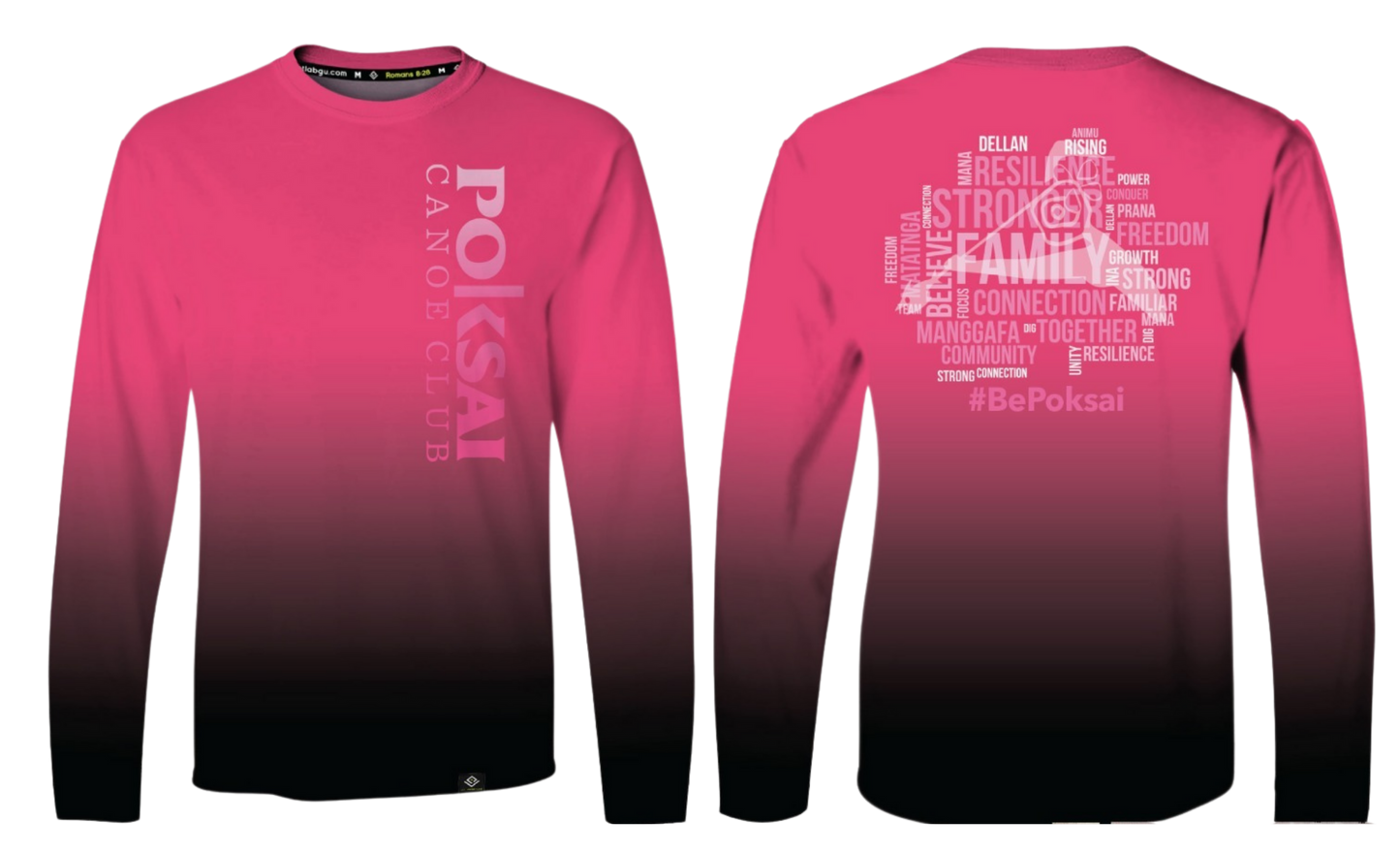 POKSAI CANAOE Sublimated Men's Long Sleeve