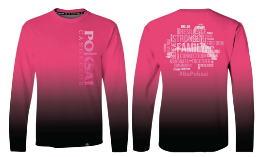POKSAI CANAOE Sublimated Men's Long Sleeve