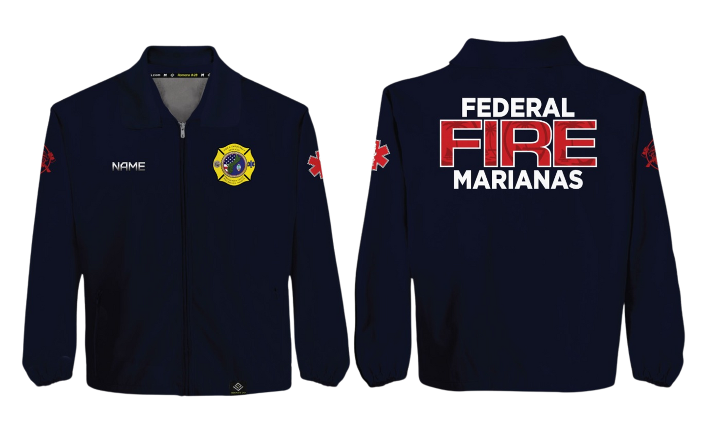 FEDERAL FIRE MARIANAS Sublimated Softshell Jacket (Name Only)