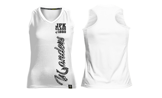 JFK CLASS OF 1980 REUNION Sublimated Women's Racer Back (White)