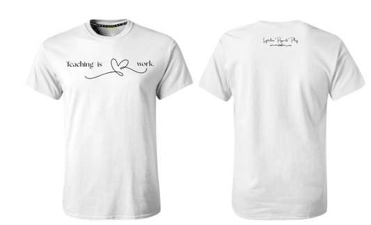 LYTELLTON PAGES & PLAY Screen Print T-shirt (Teaching - White)