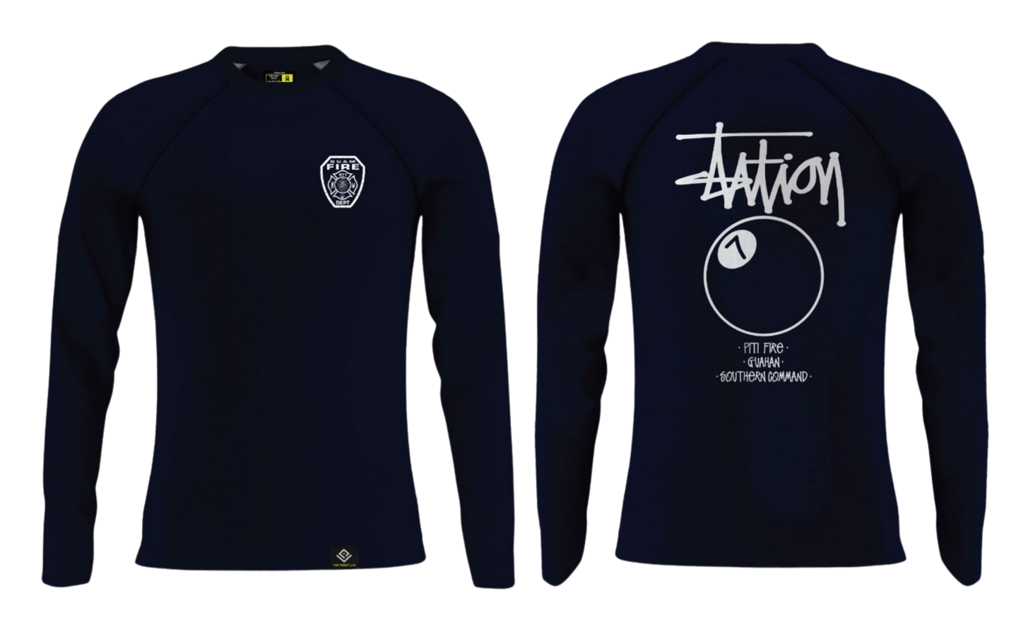 GUAM FIRE DEPARTMENT Sublimated Raglan Long Sleeve - PITI STATION 7