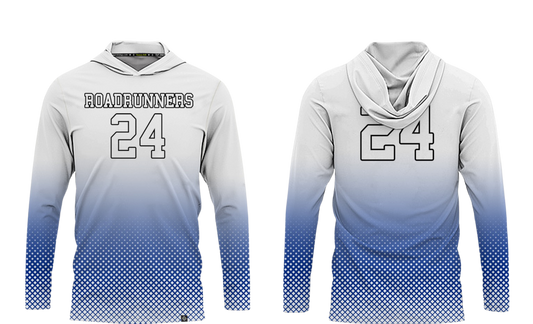 ROADRUNNERS GIRLS VOLLEYBALL (HOME JERSEY) Sublimated Long Sleeve with Hood
