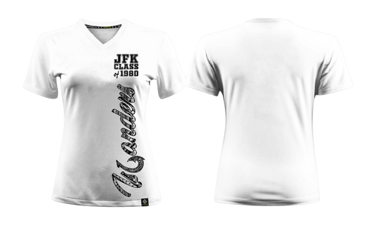 JFK CLASS OF 1980 REUNION Sublimated Women's T-shirt (White)