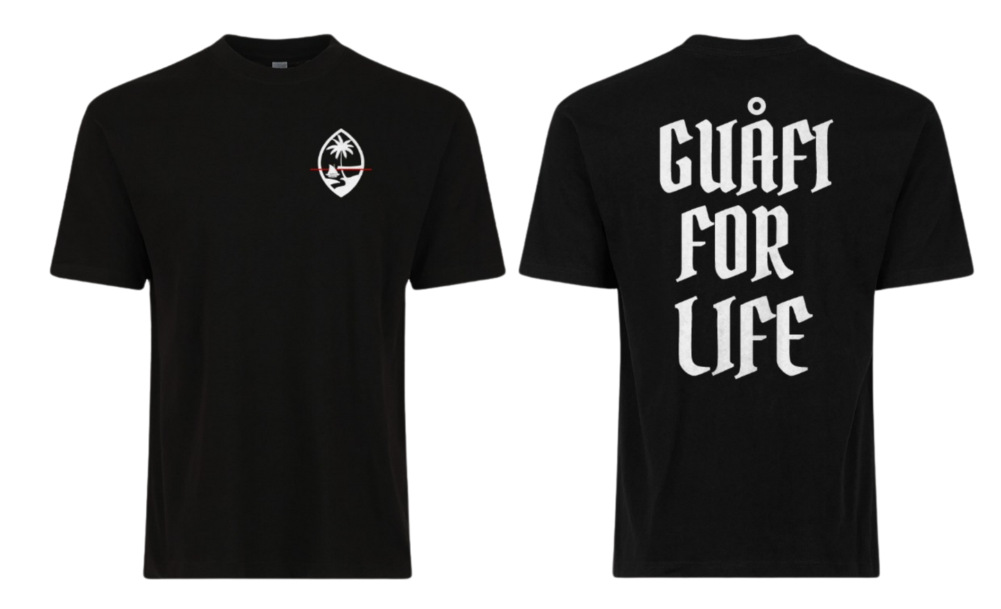 FIREFIGHTER STREETWEAR Screen Print T-shirt (Guafi For Life)