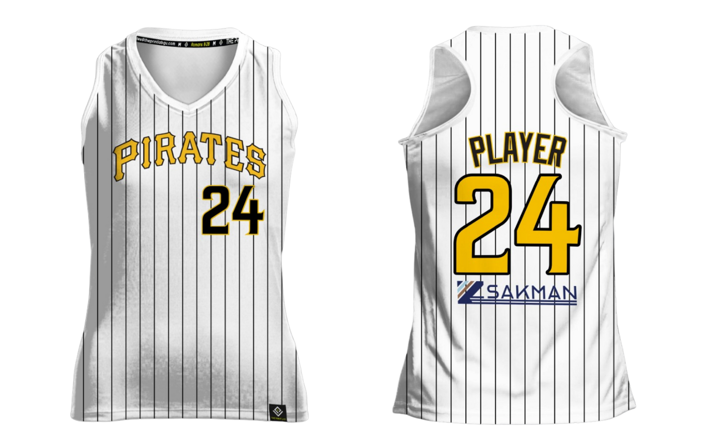 PIRATES Sublimated Women's Racer Back