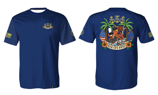 USN PDG CPO MESS Sublimated Men's Dri-Fit T-shirt (Blue)