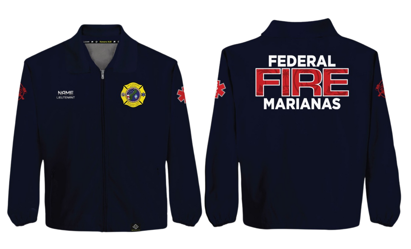 FEDERAL FIRE MARIANAS Sublimated Softshell Jacket (LIEUTENANT)