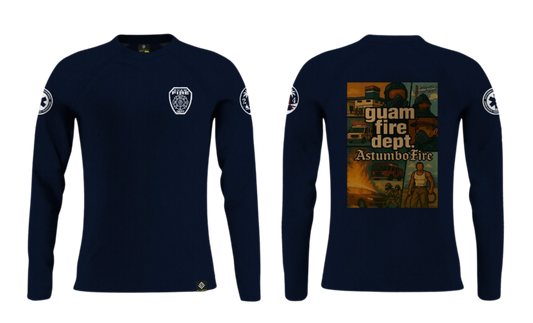 GUAM FIRE DEPARTMENT Sublimated Raglan Long Sleeve - ASTUMBO FIRE