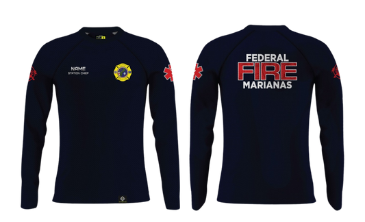 FEDERAL FIRE MARIANAS Sublimated Longsleeve Raglan Cut (STATION CHIEF)