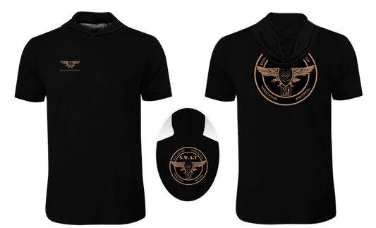 GUAM POLICE DEPT. Sublimated Men's Short Sleeve with Hood (SWAT-K9)