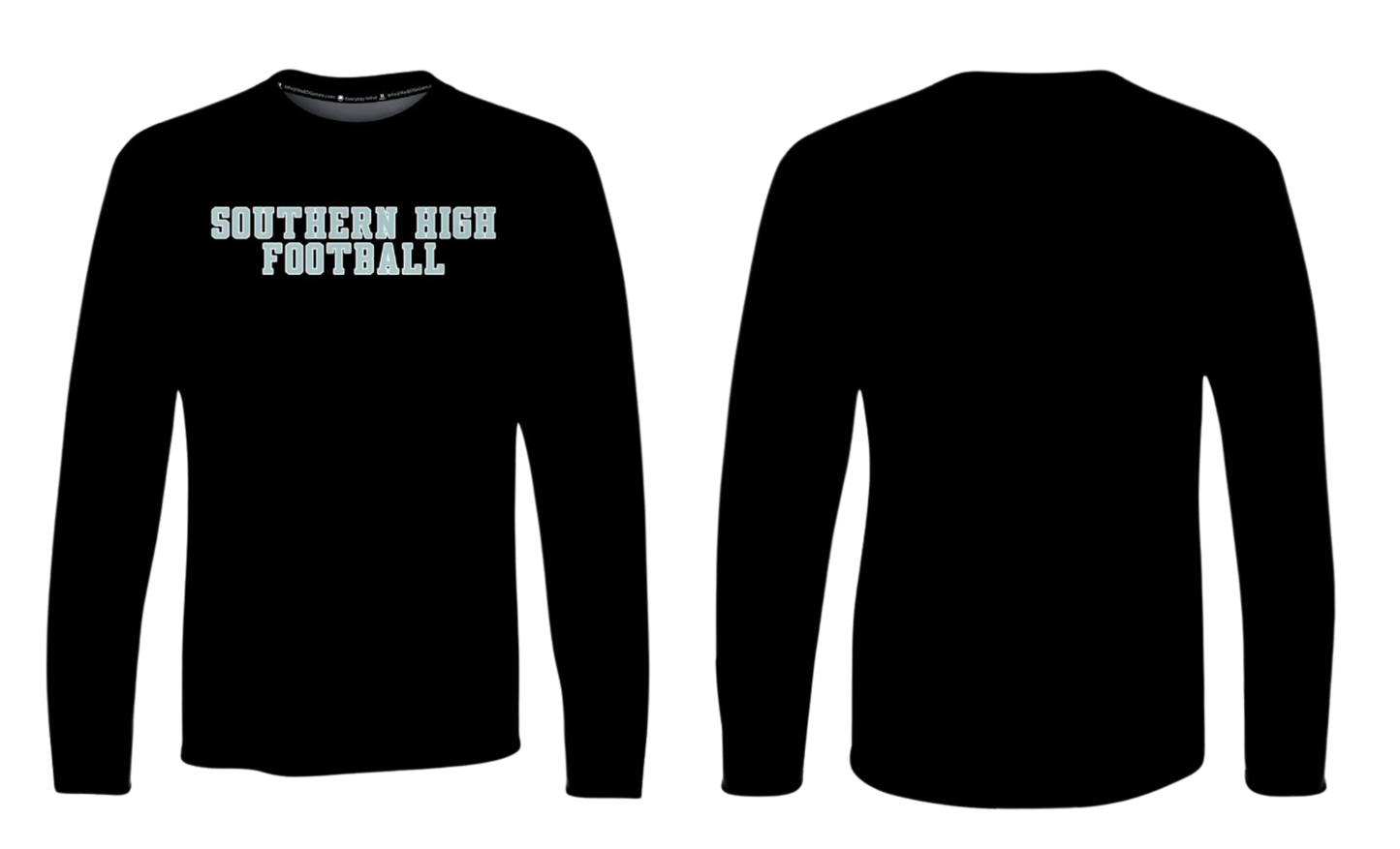 SOUTHERN HIGH FOOTBALL 2025 Dri Fit Screen Print Long Sleeve