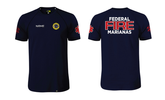 FEDERAL FIRE MARIANAS Sublimated Raglan T-shirt (Name Only)