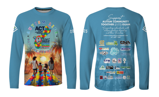 AUTISM COMMUNITY TOGETHER Sublimated Men's Long Sleeve