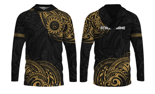 TIYAN HIGHSCHOOL PADDLING TEAM - Sublimated Men's Long Sleeve with Hood