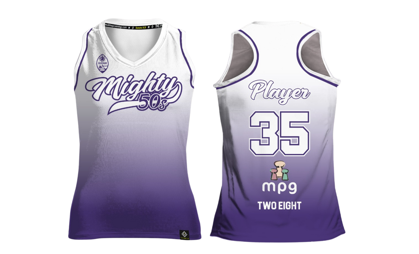 MIGHTY 50's Sublimated Women's Racer Back