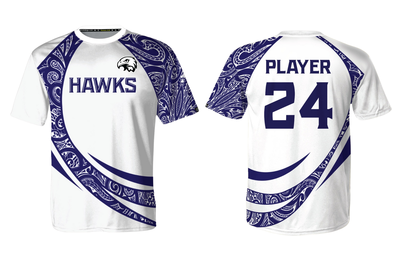 FBLG HAWKS RUGBY Sublimated Men's T-shirt